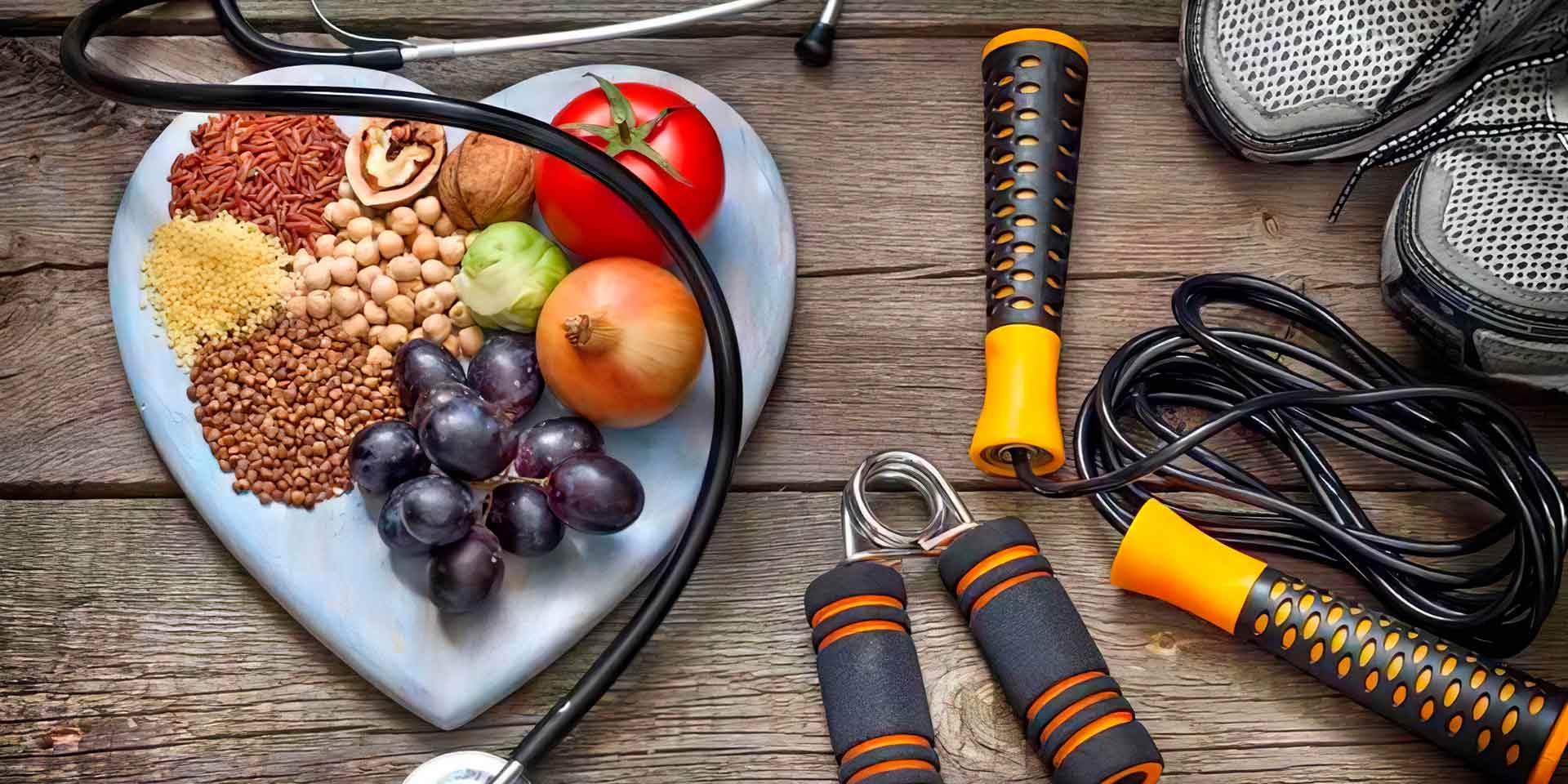 Dieta sana y ejercicio físico para mejorar la salud